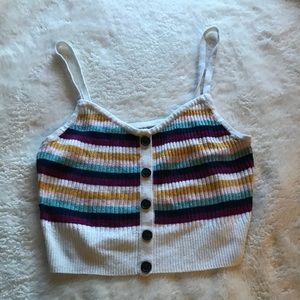 american eagle sweater crop top